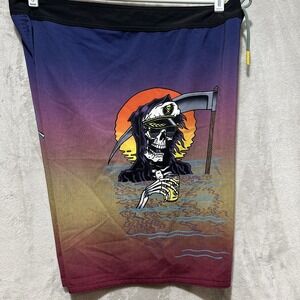 Sullen River Reapers Tattoo Graphic Board Men's Shorts Size 40